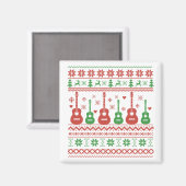 醜いクリスマスアコースティックギター マグネット (正面/裏面)