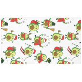 醜いクリスマスアボカドサンタフェスティバル テーブルクロス (正面(横))