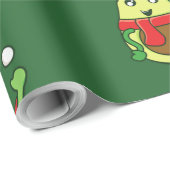 醜いクリスマスアボカドサンタフェスティバル ラッピングペーパー (ロールコーナー)