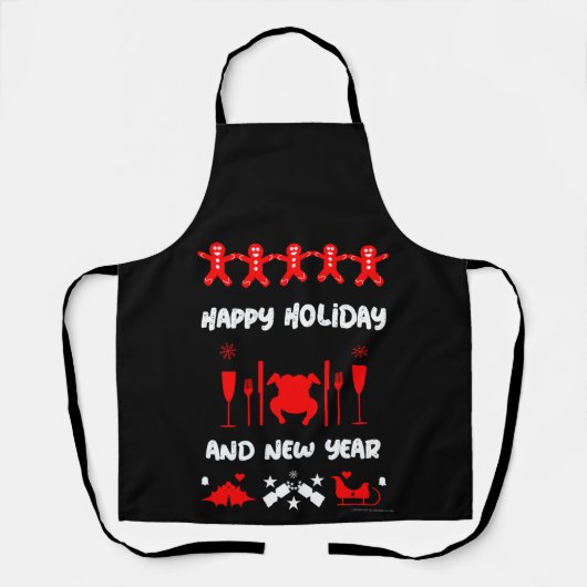 醜いクリスマスオフィスパーティーのセーターのエプロン エプロン (正面)