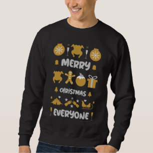 醜いクリスマスオフィスパーティーセーター スウェットシャツ