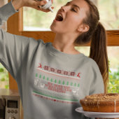 醜いクリスマスカクテルセーターおもしろいセーター スウェットシャツ