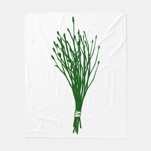 醜いクリスマスクランパスウィローロッド フリースブランケット (正面)