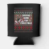醜いクリスマスゴルフTシャツのための家の運転 缶クーラー (正面)