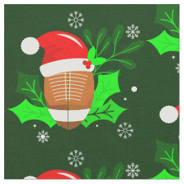 醜いクリスマスサッカースポーツクリスマスホリー ファブリック
