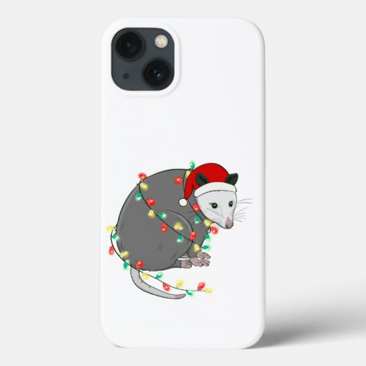 醜いクリスマスサンタクロウオポッサム Case-Mate iPhoneケース (裏面)