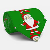 醜いクリスマスサンタクロースおもしろいクリスマス ネクタイ (ロール)