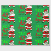 醜いクリスマスサンタクロースホーハウス ラッピングペーパー (フラット)