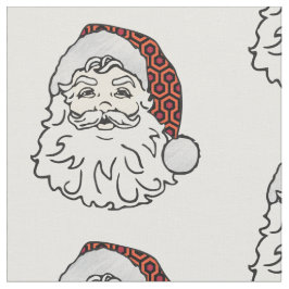 醜いクリスマスサンタクロース不気味なホテルカーペット ファブリック