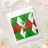 醜いクリスマスサンタゾンビアーガイル フェイバーバッグ (クリップ留めされた状態)