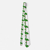 醜いクリスマスサンタロックのネス・モンスター ネクタイ (裏面)