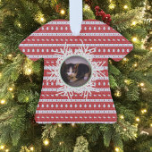 醜いクリスマスシックな赤ベースのアクリルシャツ オーナメント