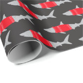 醜いクリスマスシャークフェスティバルジャンパー ラッピングペーパー (ロールコーナー)