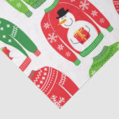 醜いクリスマススウェータポーラベア雪だるまルドルフ赤 薄葉紙 (詳細)