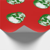 醜いクリスマススカルゴシックスケルトン包装紙 ラッピングペーパー (角)