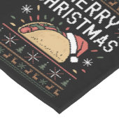 醜いクリスマススーターライツサンタタコクリスマス ショートテーブルランナー (コーナー)