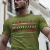 醜いクリスマスセーおもしろいターウェルつるストッキング Tシャツ