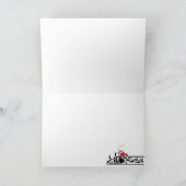 醜いクリスマスセーおもしろいター シーズンカード (内部)