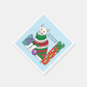 醜いクリスマスセーおもしろいター スタンダードカクテルナプキン (角)