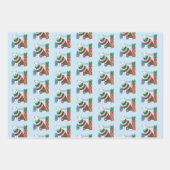 醜いクリスマスセーおもしろいター ラッピングペーパーシート (正面2)