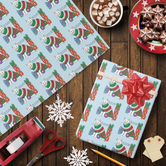 醜いクリスマスセーおもしろいター ラッピングペーパー