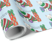 醜いクリスマスセーおもしろいター ラッピングペーパー (ロールコーナー)