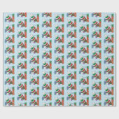 醜いクリスマスセーおもしろいター ラッピングペーパー (フラット)