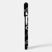 醜いクリスマスセーエレガントターブラック – クリスチャン Case-Mate iPhoneケース (裏面 / 左)