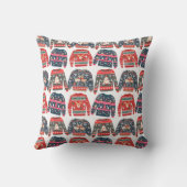 醜いクリスマスセーターのパターン クッション (裏面)