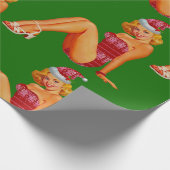 醜いクリスマスセーターのピン留め ラッピングペーパー (角)