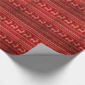 醜いクリスマスセーターの模様 ラッピングペーパー (角)