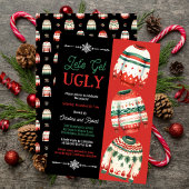 醜いクリスマスセーターをパーティー 招待状