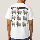 醜いクリスマスセーターアイディア Tシャツ (裏面)