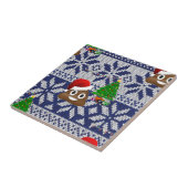 醜いクリスマスセーターウンチ絵文字 タイル (側面)