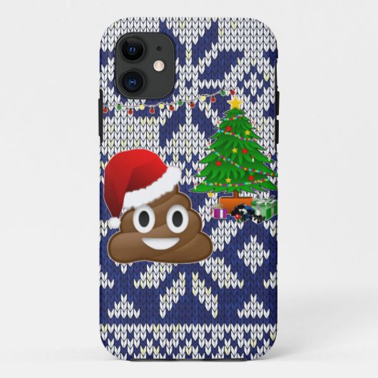 醜いクリスマスセーターウンチ絵文字 Case-Mate iPhoneケース (裏面)