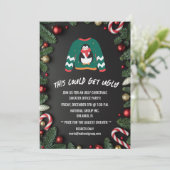 醜いクリスマスセーターオフィスクリスマスパーティー 招待状 (スタンド正面)