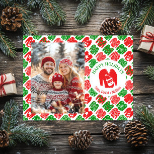 醜いクリスマスセーターカスタムの写真 シーズンカード