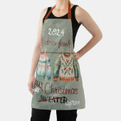 醜いクリスマスセーターカスタムエプロン エプロン (インサイチュ)