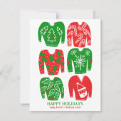 醜いクリスマスセーターカスタムズ シーズンカード (正面)