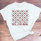 醜いクリスマスセーターキルトプおもしろいン Tシャツ