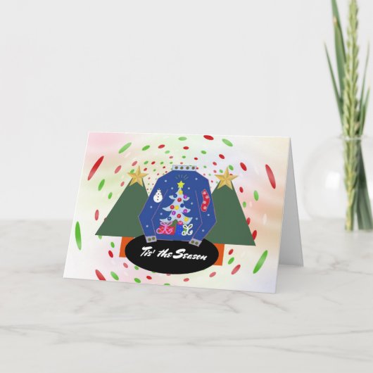 醜いクリスマスセーターシーズンノスタルジア シーズンカード (正面)