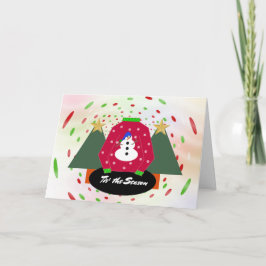 醜いクリスマスセーターシーズンノスタルジア シーズンカード