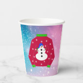 醜いクリスマスセーターシーズンノスタルジック 紙コップ (裏面)