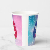 醜いクリスマスセーターシーズンノスタルジック 紙コップ (右)