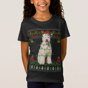 醜いクリスマスセータースタイルサンタラブラドールドッグチェリ Tシャツ