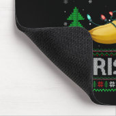醜いクリスマスセータースタイルライツサンタバナナキリスト マウスパッド (コーナー)