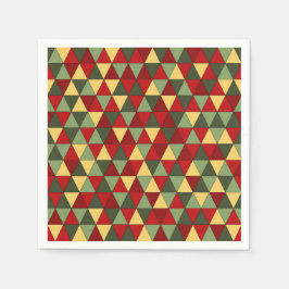 醜いクリスマスセーターテーマ三角形ナプキン スタンダードカクテルナプキン