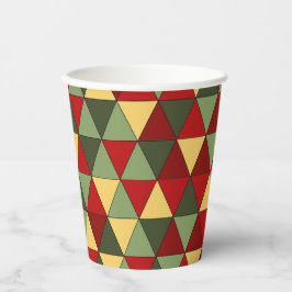 醜いクリスマスセーターテーマ三角形紙カップ 紙コップ