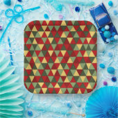 醜いクリスマスセーターテーマ三角形紙プレート ペーパープレート (パーティー)