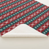 醜いクリスマスセーターニット伝統的パターン20 シェルパブランケット (3/4)